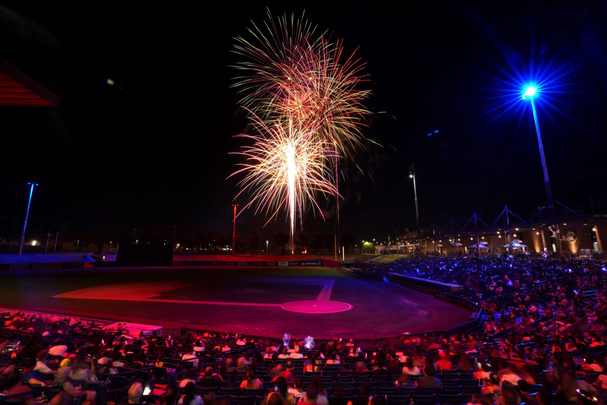 Light Up the Sky Fireworks Event at American Family Fields of Phoenix on July 3, 2024.