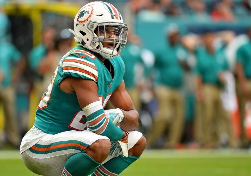 Dec 2, 2018; Miami Gardens, FL, USA; Miami Dolphins free safety Minkah Fitzpatrick (29) during the first half against the Buffalo Bills at Hard Rock Stadium.